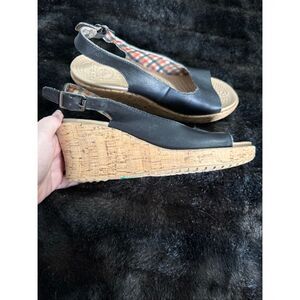 Crocs Women Shoe A Leigh Size 9 Wedge Heel Slingback Sandal espadrille